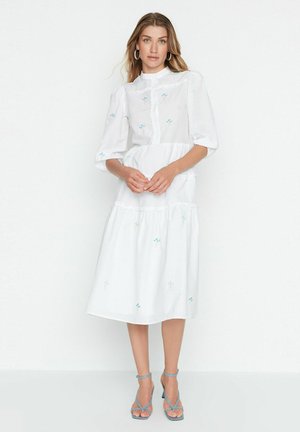 Robe chemise - ecru