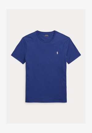 Polo Ralph Lauren CUSTOM SLIM FIT JERSEY CREWNECK T-SHIRT - T-shirts - earth blue