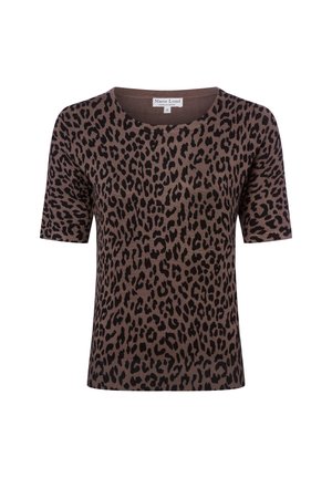 T-shirt con stampa - schlamm schwarz