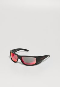 FLIPSIDE UNISEX - Lunettes de soleil - black matte top/shiny