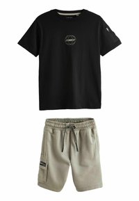 Next - SET - Shorts - black khaki Immagine in miniatura 1