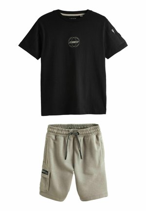 SET - Shortsit - black khaki