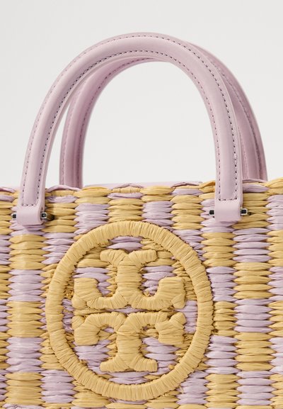 Tory Burch ELLA CHECKERED - Käekott - pale purple