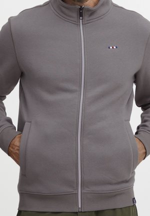 Sweater met rits - grey