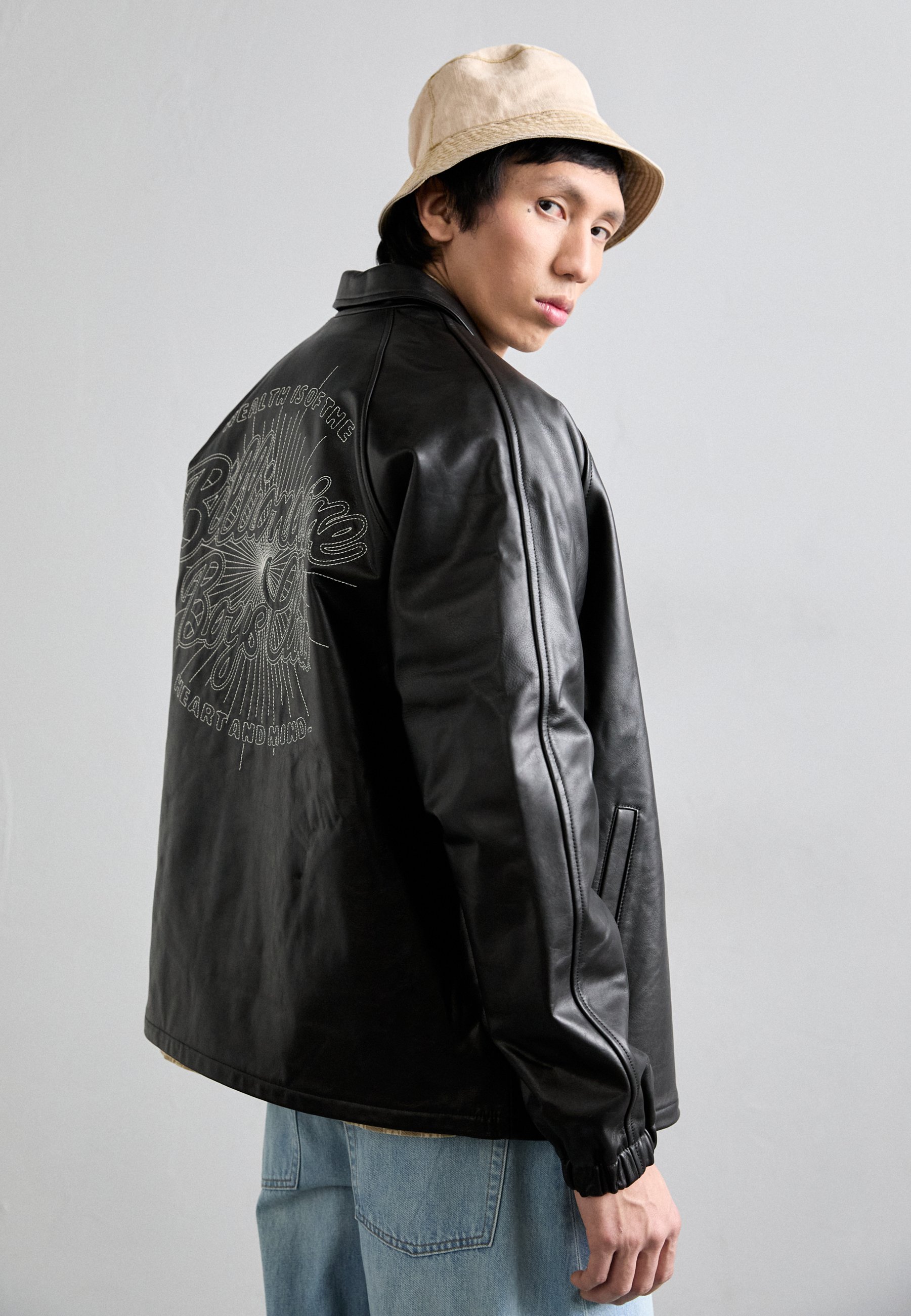 Billionaire Boys Club COACH JACKET - Leather jacket - black