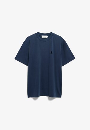 ARMEDANGELS, ICONIC Å MAARKOS - T-Shirt basic - tinted navy washed