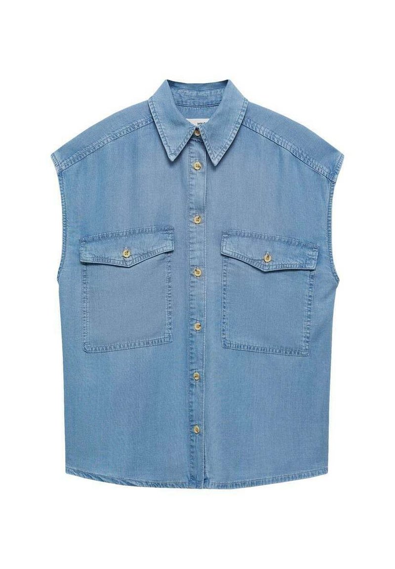 Mango Top lichtblauw