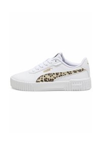 Puma - CARINA 2 0 ANIMAL UPDATE - Sneakers laag - white putty gold Miniatuurafbeelding 1