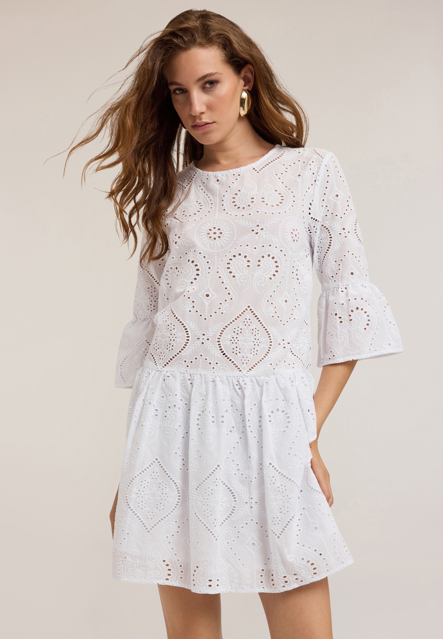 Vestito Chemisier Abito Sangallo Motivi Vestiti Lunghi Motivi