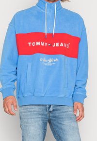 Tommy Jeans Fleecetröja - blue