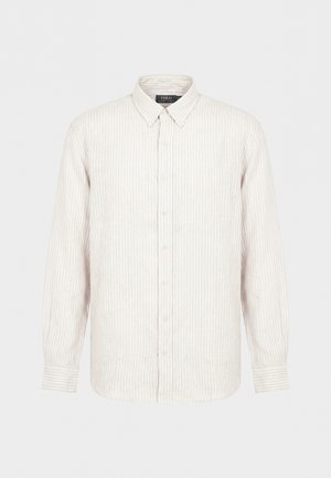 LONG SLEEVE SPORT SHIRT - Camicia - coastal beige/white