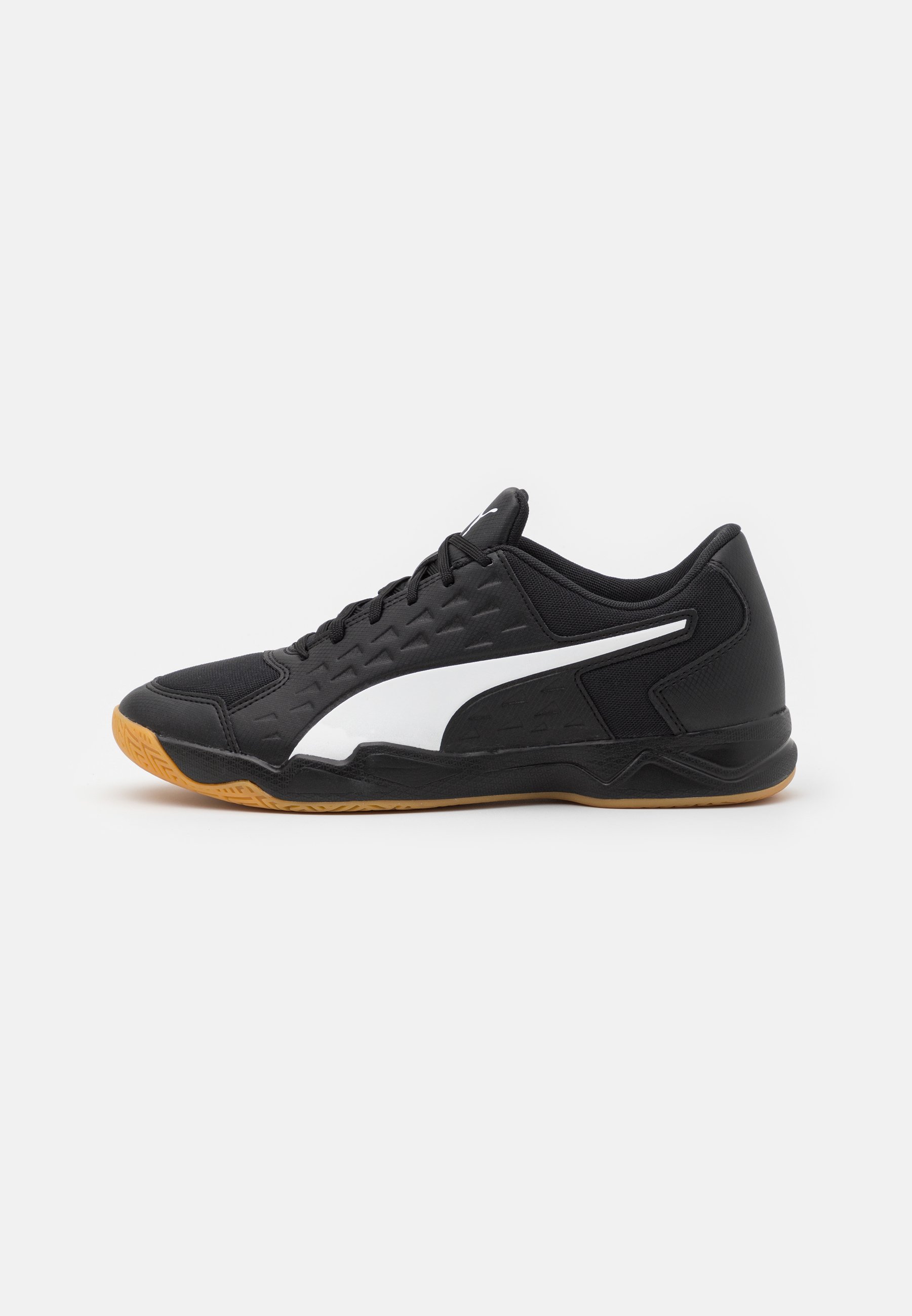 Puma AURIZ - Handbalschoenen - black/white/zwart - Zalando.nl