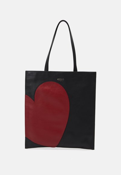 MOSCHINO BORSA TRACOLLA UNISEX - Tote bag - fantasia nero