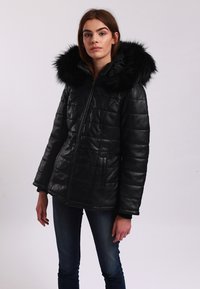 Veste en cuir - black