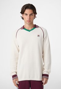 Fila APPAREL MOLINAZZO REGULAR - Långärmad tröja - egret