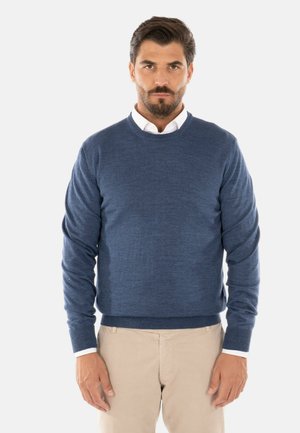 GIROCOLLO - Maglione - blu navy