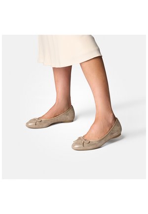 Ballerines - glossy antic champagne