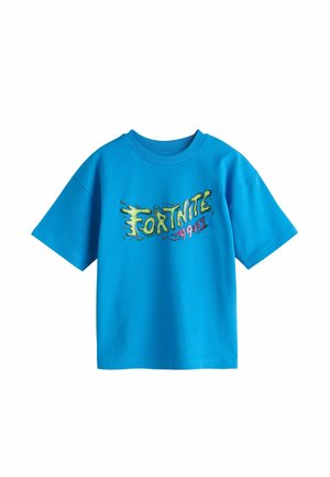 T-shirts print - blue back print