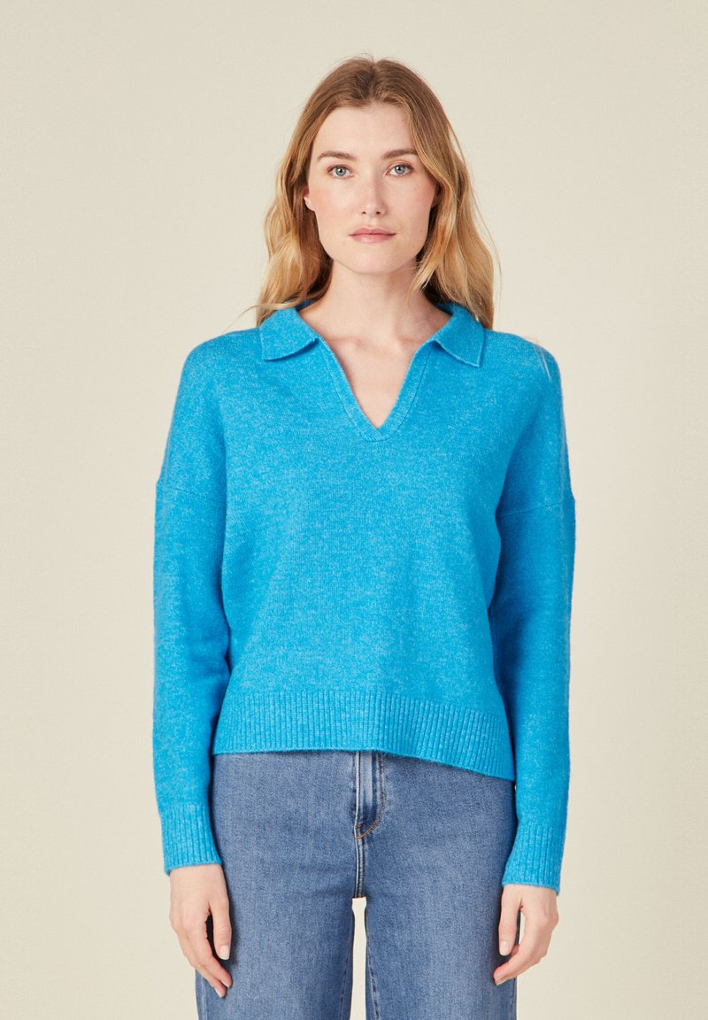 BONOBO Jeans BONOBO ÖKOFREUNDLICHER - Strickpullover - bleu