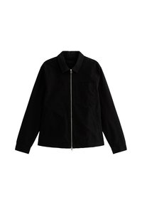 REGULAR TWILL ZIP UP  - Light jacket - black