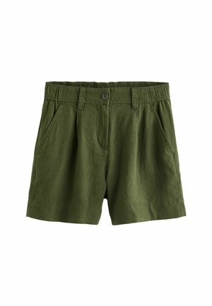 REGULAR FIT - Rövidnadrágok - khaki green