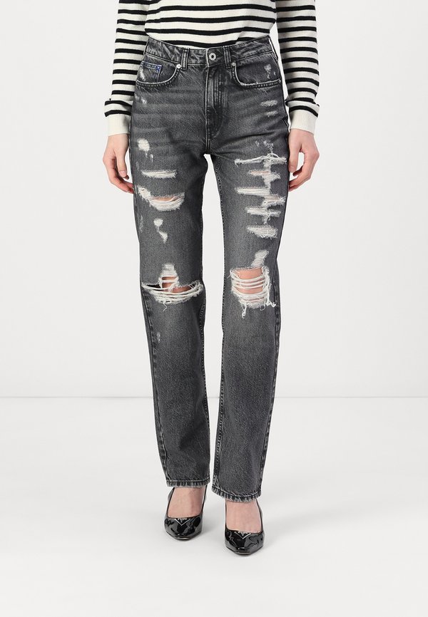 STRAIGHT DESTRUCT - Jeans Straight Leg