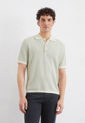 SHORTSLEEVE STRUCTURED - Polo - white cotton