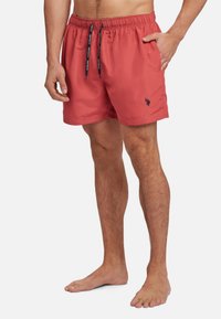 U.S. Polo Assn. AZA - Plaukimo šortai - mineral red