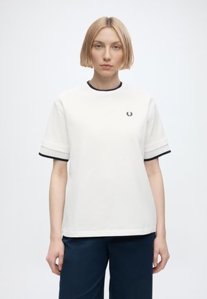 Fred Perry TIPPED TSHIRT - Basic póló - snow white