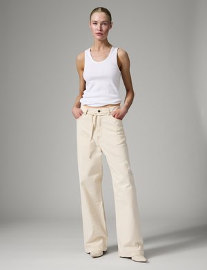 DAY Birger et Mikkelsen ELIJAH NATURE - Jean flare - vanilla ice