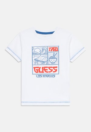 Guess, UNISEX - T-shirt con stampa - pure white