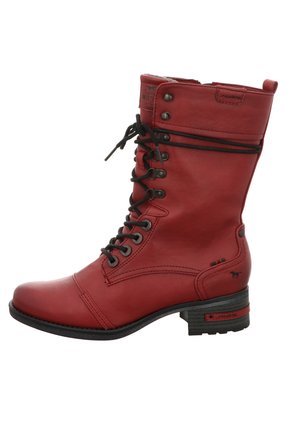 Lace-up ankle boots - rot