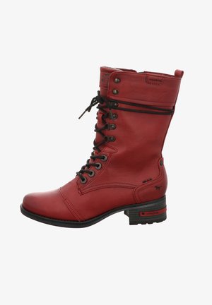 Mustang Lace-up ankle boots - rot