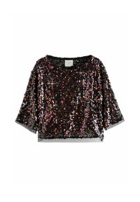 Next REGULAR FIT - SEQUIN QUARTER SLEEVE  - Blouse - black pink