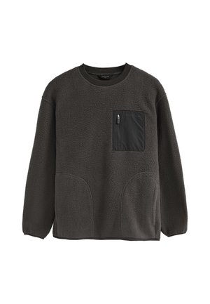 Polo Club, SWEATSHIRT MAN HERACLES POLAR LONG SLEEVE RELAXED FIT - Suéter de forro polar - anthracite