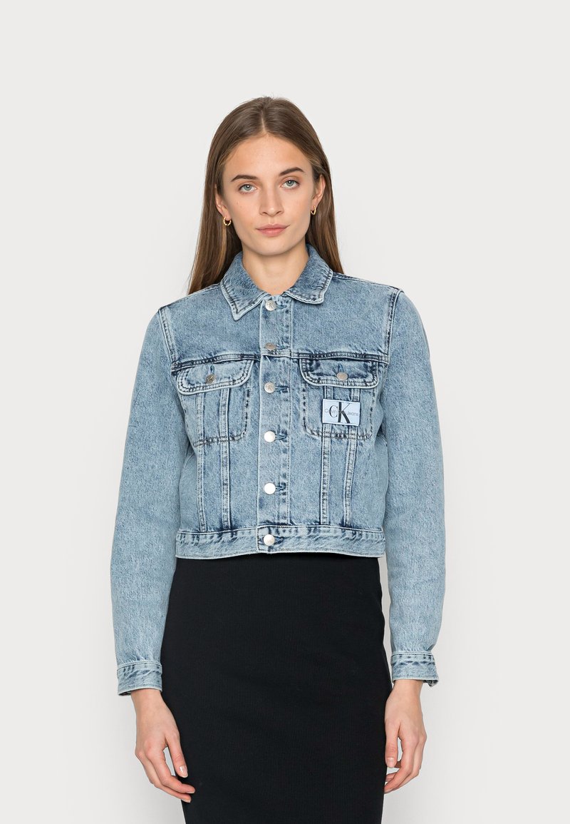 Calvin Klein Jeans CROPPED JACKET Jeansjacke denim light/lightblue