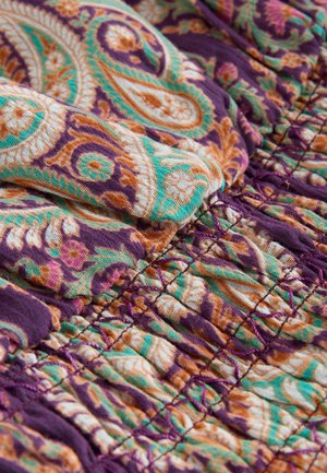 Next REGULAR FIT - SHIRRED WAIST  - Haalari - pink/purple paisly print
