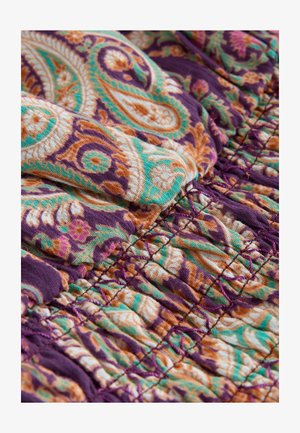 Next REGULAR FIT - SHIRRED WAIST - Combinaison - pink/purple paisly print