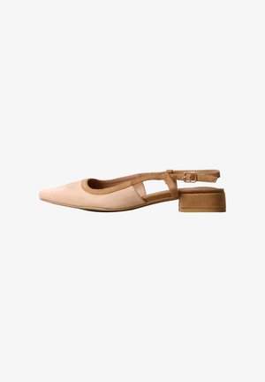 Stephan Shoes, ESCARPIN À BRIDES STEPHAN PARIS - Ballerines à brides arrière - beige