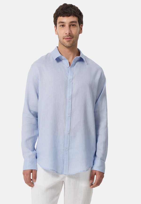 LANGARM - Hemd - blau