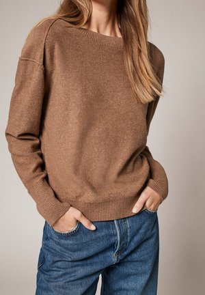 Neule - mottled beige