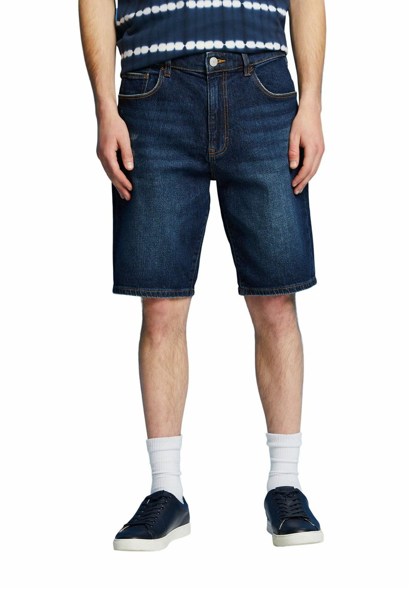 edc by Esprit Denim shorts dark blue denim/darkblue denim Zalando.ie