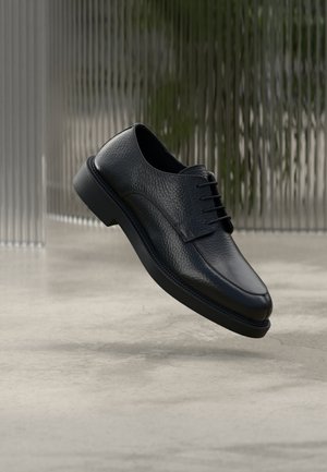 LEATHER - Schnürer - black
