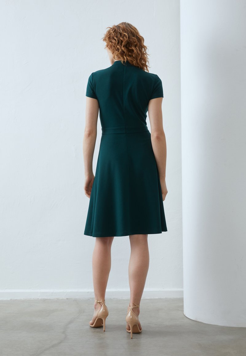 green emerald velvet dress Boden Women's Nessa Ottoman Shift Dress in Green main image 1