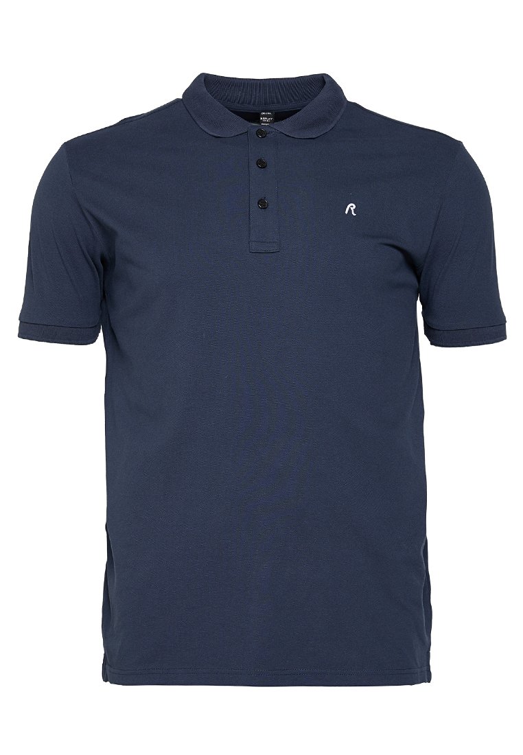 Replay Plus Poloshirt donkerblauw