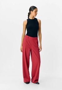 Object OBJLISA WIDE  - Stoffhose - karanda red