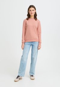 Oxmo OXMILLE - Sweatshirt - cameo brown melange