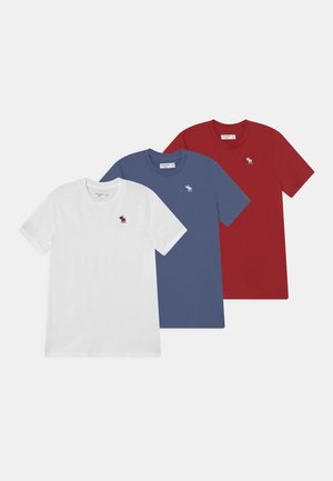 CREW 3 PACK - Camiseta básica - red/blue/white