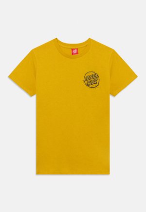 Santa Cruz YOUTH STAMPED OPUS UNISEX - T-shirt print - mustard