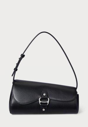 LEATHER MEDIUM TASHA EAST-WEST BAG - Geantă de mână - black